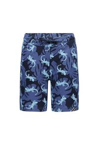 B.Nosy Jongens sweat short - Gecko blauw AOP