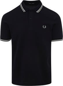 Fred Perry - Twin Tipped Shirt - Donkerblauwe Polo