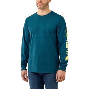 Carhartt Langarmshirt »Carhartt Herren Langarmshirt Relaxed Fit Heavyweight Long-Sleeve Logo Sleeve Graphic« Adult