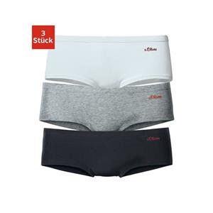 s.Oliver Hipster, (Packung, 3 St.), mit seitlichem Logodruck