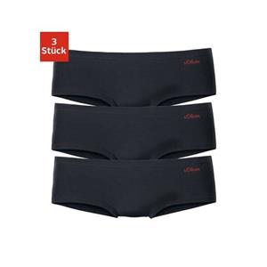 s.Oliver Hipster, (Packung, 3 St.), mit seitlichem Logodruck