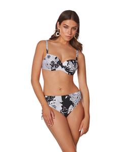 Roidal Bad & Beach BIKINI Uriel Wit/Grijs/Zwart