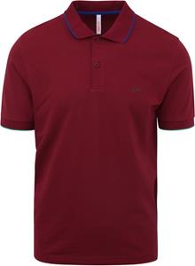 T-shirt Sun68 Poloshirt Small Stripe Bordeaux