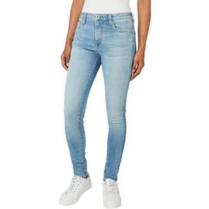 Pepe Jeans Röhrenjeans "REGENT", in Skinny Passform mit hohem Bund aus seidig bequemem Stretch Denim