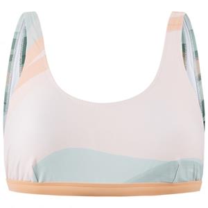 Picture - Women's Clove Print Bralette Top - Bikinitop, wit