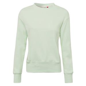 Ragwear Sweater "AZALLEA", Crewneck mit Zierknopf-Besatz in natürlicher Holz-Optik