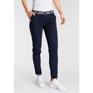 DELMAO Chino met bijpassende riem - nieuw merk! (set, 2-delig, Met gordel)
