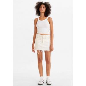 Levis Jeansrock "ICON SKIRT", mit Used-Effekten und ausgefransten Kanten