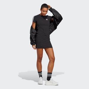adidas Sportswear Zomerjurk ESSENTIALS 3-STRIPE DRESS (1-delig)