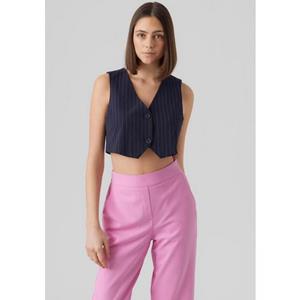 Vero Moda Anzugweste VMLISRIA SL SHORT PINSTRIPE VEST BOO mit Nadelstreifen