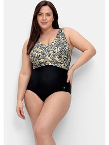 Sheego Badeanzug Badeanzug, mit tiefem Rücken und Shaping-Effekt