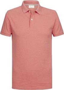 Profuomo - Polo Korte Mouw Roze Melange