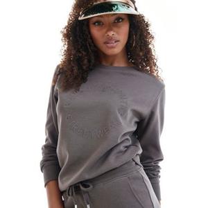 Bench. Loungewear Sweatshirt Met geborduurd logo met ronde logostiksel, loungewear