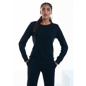 Bench. Loungewear Sweatshirt Met geborduurd logo met ronde logostiksel, loungewear