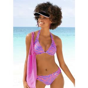 Venice Beach Bikinitop met beugels Fjella in tweekleurige animal-look