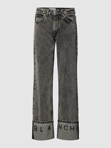 Blanche Jeans met labeldetails, model 'GIANNA'