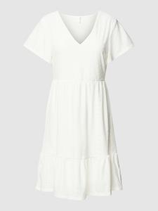 Only Onlsandra s/s v-neck dress jrs