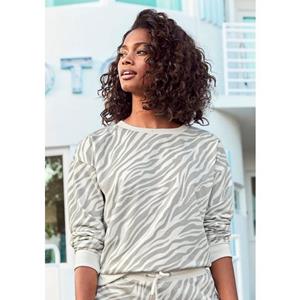 LASCANA Sweater, aus weichem Sweatmaterial
