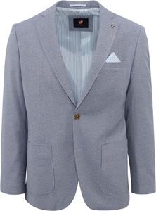 Blazer Suitable Colbert Leek Blauw