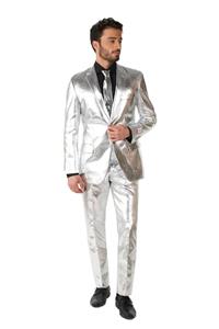 OppoSuits Shiny Silver Kostüm
