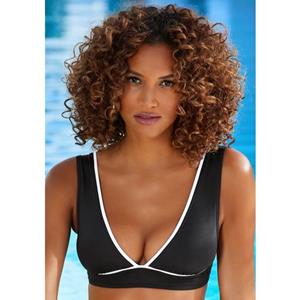 Vivance Triangel-bikinitop Lorena met contrastkleurige paspels