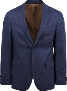 Suitable Blazer Linnen Royal Blauw