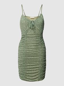 REVIEW Mini-jurk met all-over motief, model 'AQUARE'
