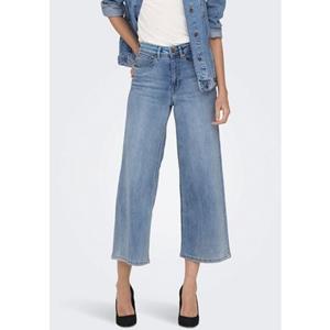 ONLY High-waist-Jeans "ONLMADISON HW WIDE CROP ANK DNM TAI566", verkürzte Form