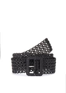 Lascana Tailleriem Stretch riem in haaklook, buikriem, shaping-effect, voor jurk & overall