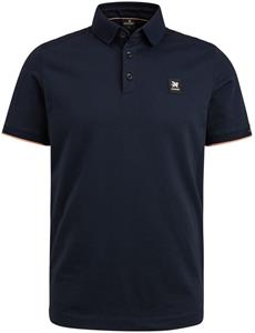 Vanguard Polo Piqué Logo Navy