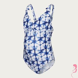 Mamalicious ZwangerschapsBadpak / PositieBadpak Siga Tie Dye Blauw