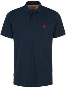 Heren Timberland Millers River Piqué Poloshirt in Navy