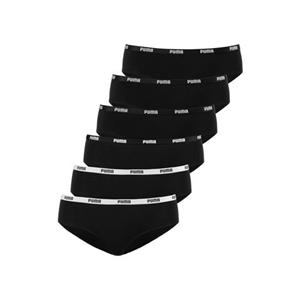 Puma Hipster Dames Zwart 6-Pack-XL