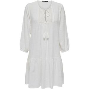 Only Tuniekjurk ONLVINNIE LIFE 3/4 LACE TUNIC WVN NOOS kan worden gedragen als mini jurk of tuniekblouse