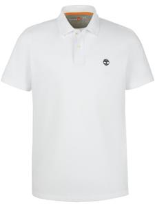 Heren Timberland Millers River Piqué Poloshirt in Wit