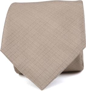 Suitable Stropdas Zijde Beige K82-1 -