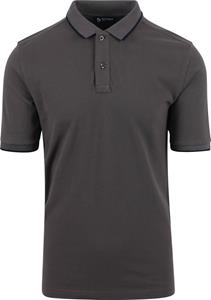 T-shirt Suitable Respect Polo Tip Ferry Antraciet