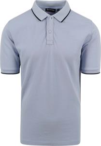 T-shirt Suitable Respect Polo Tip Ferry Lichtblauw