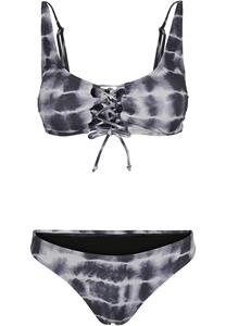 urbanclassics Damesbikini Urban Classics lace up tie dye