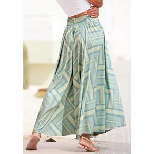 Lascana Broekrok van gladde stof, culotte stijl, extra wijde pijpen