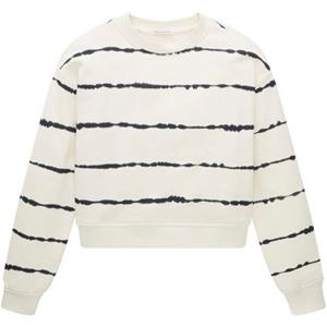 Tom Tailor Girls Batik-Sweatshirt im Streifen Look, 681036