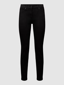 Gerry Weber Edition Slim fit stretchbroek met persplooien