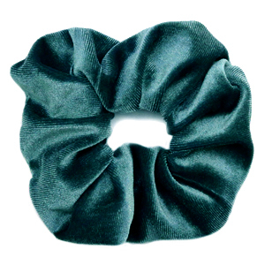 Scrunchie.nl scrunchie Velvet Petrol green