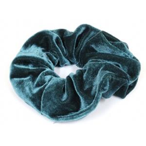 Scrunchie.nl scrunchie Velvet Petrol Blue