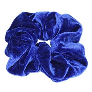 Scrunchie.nl scrunchie Velvet Saffier blauw