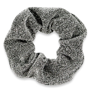 Scrunchie.nl scrunchie Glitter Silver grey