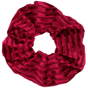 Scrunchie.nl scrunchie Velvet Port red