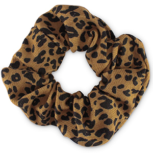 Scrunchie.nl scrunchie Overige Tan brown-black