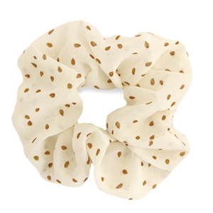 Scrunchie.nl scrunchie Stippen Off white