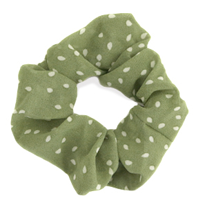 Scrunchie.nl scrunchie Stippen Green